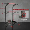 HOMCOM Power Tower höhenverstellbar Dip Station mit Produktbild-Vorschau 6