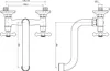 Invena | Roma Waschbeckenbatterie - Chrom - Zweigriff - Produktbild-Vorschau 5