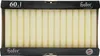Lange tafelkaarsen, set van 60 stuks (1x60), afmetingen Productafbeelding-voorbeeld 1