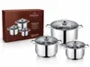 SWISS HAUS, sada 3 nerezových hrnců o průměrech 20/24/28 cm Náhled obrázku produktu 15