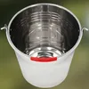 KOTARBAU® Seau à Cendre Acier Inoxydable 10 L Argent Seau Voir les images du produit 7