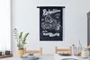 MuchoWow® Wandteppich Wandbehang Motorrad - Skelett - Retro Produktbild-Vorschau 3