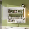 Armoire de salle de bain avec miroir, double porte, Voir les images du produit 5