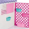 Dolu Garten Spielhaus mit Zubehör in Weiß/Rosa Produktbild-Vorschau 3