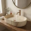 Aufsatzwaschbecken Rea Nadia 60 Beige, Steinimitation Produktbild-Vorschau 4