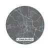 MuchoWow® Mauspad Mousepad Stadtplan - Lüneburg - Produktbild-Vorschau 1
