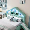 Letto a castello per bambini 140x200 cm con scivolo e Anteprima dell’immagine prodotto 7