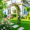 Relaxdays Rosenbogen, Metall, Torbogen Garten, HxBxT: 250 x Produktbild-Vorschau 6