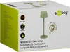 Kabellose LED-Tischleuchte, Größe S, 25 cm, grün Produktbild-Vorschau 15