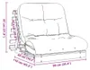 vidaXL Futon Canapé-lit avec matelas 90x206x11 Bois de pin Voir les images du produit 7