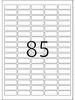 Etiketten A4 37x13 mm weiß extrem stark haftend Papier matt Produktbild-Vorschau 8