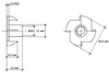 Einschlagmuttern M10 x 13 mm mit 4 Einschlagspitzen, Produktbild-Vorschau 2