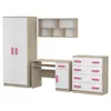 Kleiderschrank Drehtürenschrank  120 cm – Sonoma/Weiß mit Produktbild-Vorschau 5
