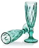 Sektgläser Glas ELISE Turquise 180 ml 5,8x7x20 cm Türkis Produktbild-Vorschau 2