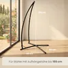 Hängesessel Gestell Outdoor bis 120kg - 215cm Stahlrohr Produktbild-Vorschau 13