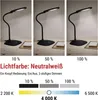 LED Schreibtischlampe STELLA, schwarz Náhľad obrázku produktu