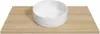 Lavabo in Vetroceramica da appoggio 36x36x12cm rotondo per Anteprima dell’immagine prodotto 2