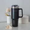 Thermobecher mit Strohhalm Edelstahl 1,18 Liter Schwarz Produktbild-Vorschau 2