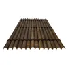 A panel made of dark brown bamboo poles, tied together with black string, laid out on a white background. Náhľad obrázku produktu