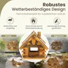 MAZUR Vogelfutterhaus aus massivem Holz 38 cm x 39,5 cm x Produktbild-Vorschau 4