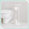 Relaxdays WC Garnitur, HBT: 67 x 23 x 17 cm, stehender Produktbild-Vorschau 2