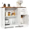 KOMFOTTEU Sideboard Buffetschrank, Multifunktionaler Produktbild-Vorschau 1