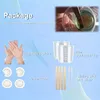 A collage of items included in a resin crafting kit, with text labels. Voir les images du produit