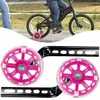 Stützräder Mit LED Rosa Für Kinderfahrrad 12–20 Zoll Produktbild-Vorschau 3