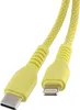 QUALO Nylon USB-C auf Lightning Kabel – 1,5 m, 2,4 A, Gelb Produktbild-Vorschau 9