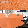 Tischdecke Wachstuch Einfarbig Rot Robust Wasserabweisend Produktbild-Vorschau 4