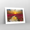 Poster - Poster ohne Rahmen - See Blumen - 40x30 cm - Wand Produktbild-Vorschau 7