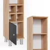 Vicco Střední skříňka Fynn, 30 x 130.6 cm malé dveře, Náhled obrázku produktu 6