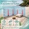 Lantigo Paravent de Plage Phare 10 m Brise-vent pour Voir les images du produit 9