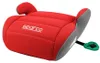 Sparco F100KRD Kindersitz 125-150cm Sitzerhöhung Rot/Grau Produktbild-Vorschau 5