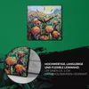 Coloray Uhr auf Leinwand 30x30 cm Wand Uhr Dekoration Produktbild-Vorschau 5