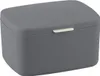 A gray storage box with a white latch on a white background. Náhled obrázku produktu