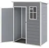 Outsunny Gerätehaus Kunststoff 1,14m² 151 x 92 x 193cm Produktbild-Vorschau 1