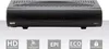 A black satellite receiver is shown from the front, with feature icons below. Náhled obrázku produktu