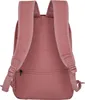 The back view of a rose-colored backpack. Produktbild-Vorschau
