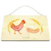 Mr. & Mrs. Panda Schild Huhn Stolz DIN A4 - Vintage - Produktbild-Vorschau 3