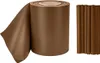 Zaunschutzfolie 19cm x 35m mit 20 Befestigungsclips braun Produktbild-Vorschau 1