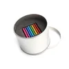512 Stück Neodym Kugeln-Magnet 5 mm Ø Regenbogen - Puzzle Produktbild-Vorschau 2