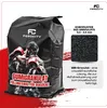A bag of black granular material with a graphic of a boxer on it, along with text and a close-up of the granules. Produktbild-Vorschau