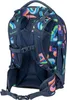 The back of a backpack with a colorful, abstract pattern. Náhled obrázku produktu