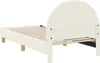 vidaXL Kinderbettgestell mit Kopfteil Creme 80 x 160 cm Produktbild-Vorschau 7