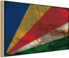 vianmo Holzschild 30x40 cm Seychellen Seychelles Flagge Produktbild-Vorschau 1