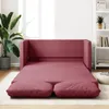 vidaXL Bodensofa mit Schlaffunktion Weinrot 112x174x55 cm Produktbild-Vorschau 8