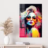 DEQORI Glasbild Echtglas 60x90 cm 'Farbige Eleganz' Produktbild-Vorschau 4