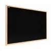 Schwarze magnetische Kreidetafel mit Naturholzrahmen Produktbild-Vorschau 14