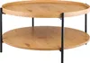 CLP Couchtisch Corbitan rund aus Holz 2 Ebenen Produktbild-Vorschau 4